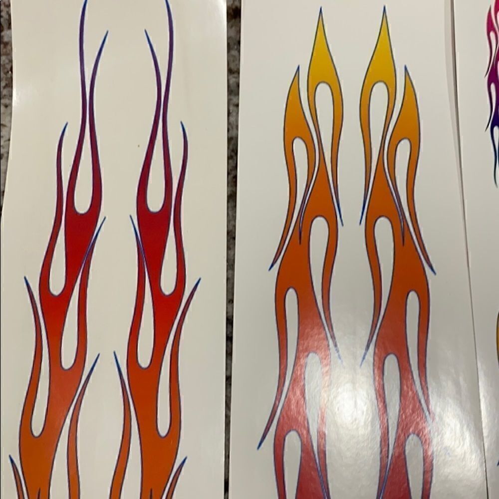 Flame stickers   - Picture 3 of 3